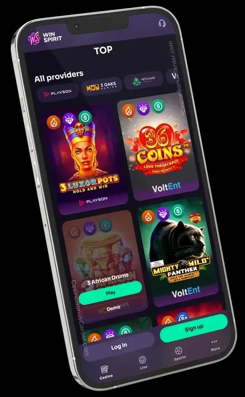 WinSpirit Casino: divertimento e grandi vincite